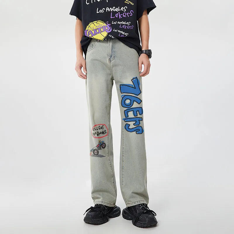 AFTER SCHOOL SPECIAL Jeans Unisex Yellow Mud-2