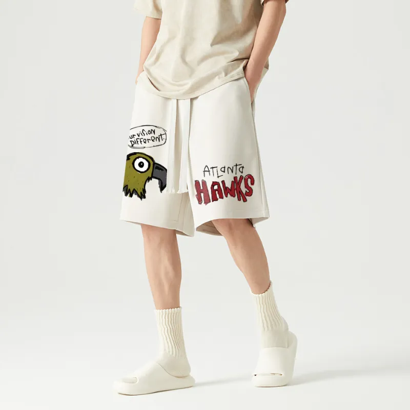 AFTER SCHOOL SPECIAL Casual Shorts Unisex Apricot-4