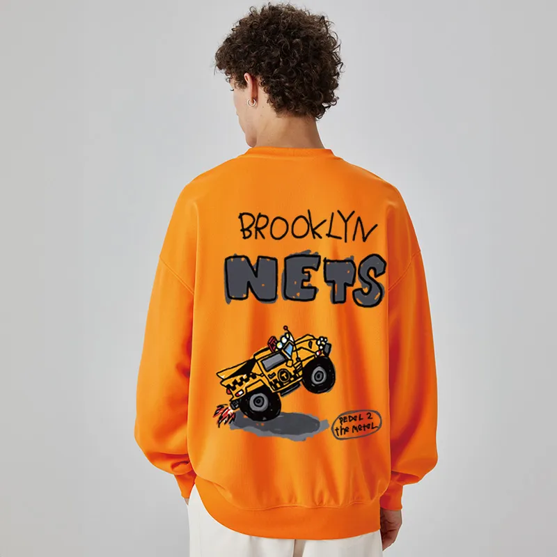 AFTER SCHOOL SPECIAL Sweatshirt Unisex Neon Orange-2