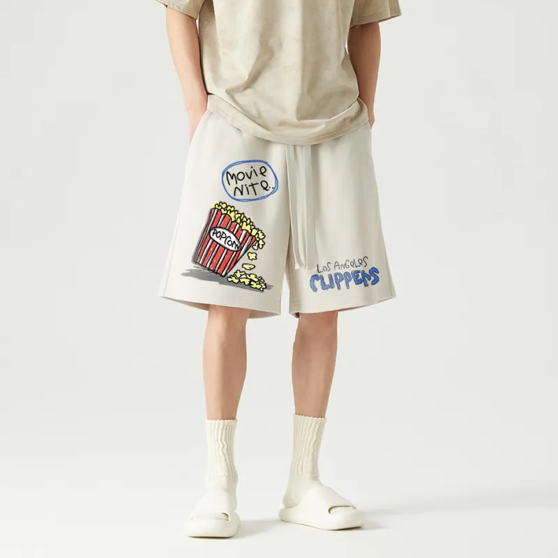 AFTER SCHOOL SPECIAL Casual Shorts Unisex Apricot-3
