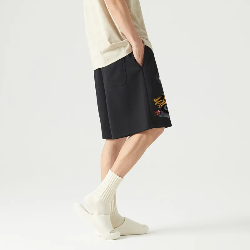 AFTER SCHOOL SPECIAL Casual Shorts Unisex Black-3