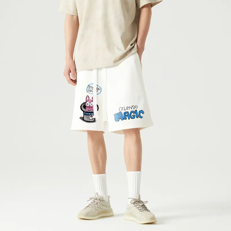 AFTER SCHOOL SPECIAL Casual Shorts Unisex White-6