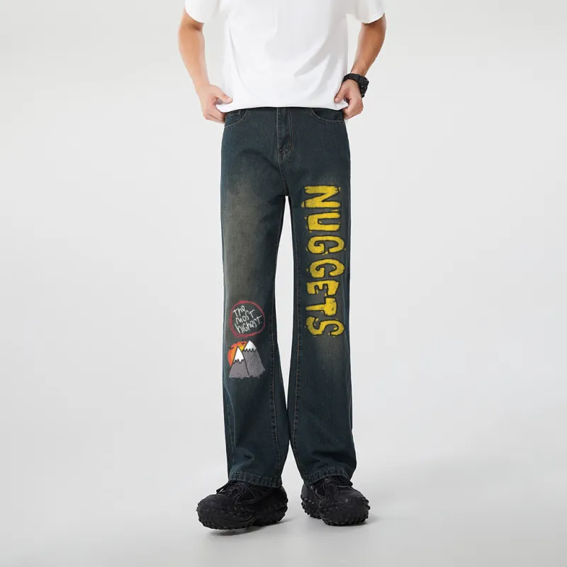 AFTER SCHOOL SPECIAL Jeans Unisex Vintage Blue-2