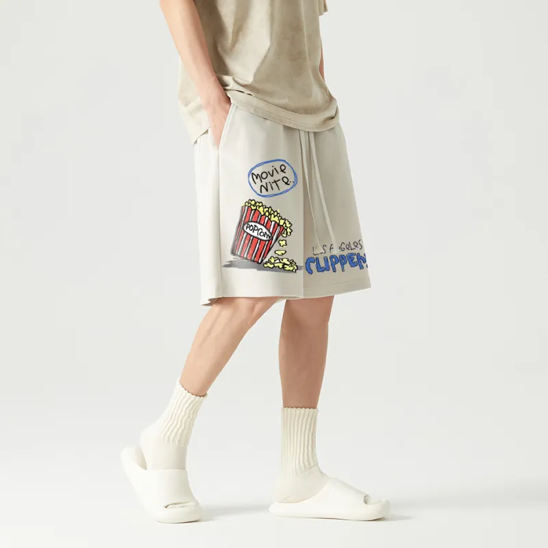 AFTER SCHOOL SPECIAL Casual Shorts Unisex Apricot-5