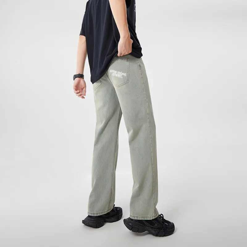 AFTER SCHOOL SPECIAL Jeans Unisex Yellow Mud-3