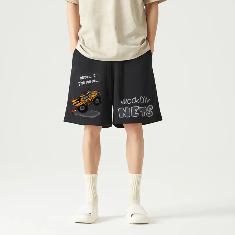 AFTER SCHOOL SPECIAL Casual Shorts Unisex Black-2