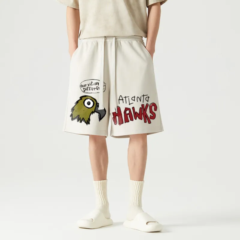 AFTER SCHOOL SPECIAL Casual Shorts Unisex Apricot-6
