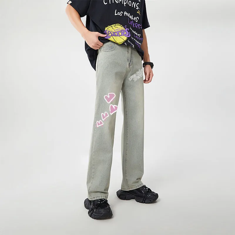 AFTER SCHOOL SPECIAL Jeans Unisex Yellow Mud-2