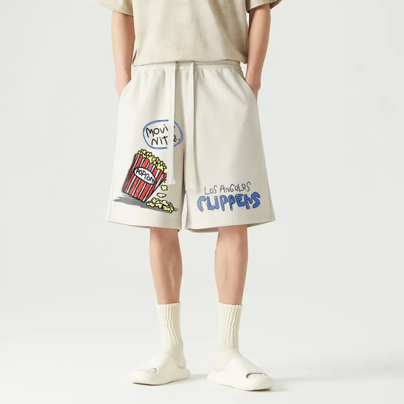 AFTER SCHOOL SPECIAL Casual Shorts Unisex Apricot-6