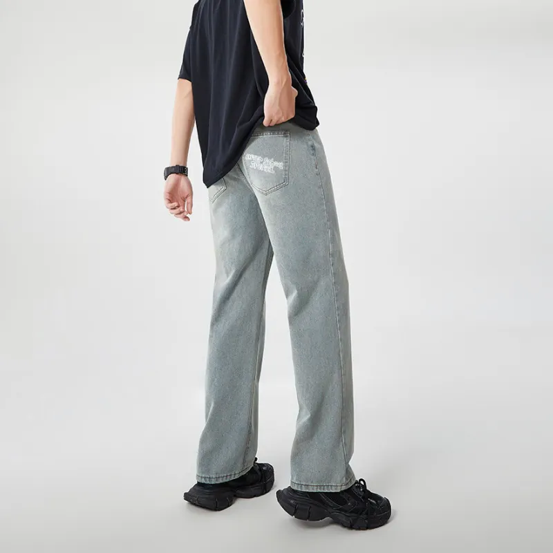 AFTER SCHOOL SPECIAL Jeans Unisex Light Blue-3