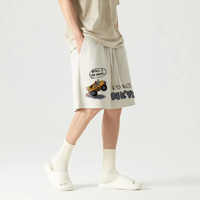 AFTER SCHOOL SPECIAL Casual Shorts Unisex Apricot-5