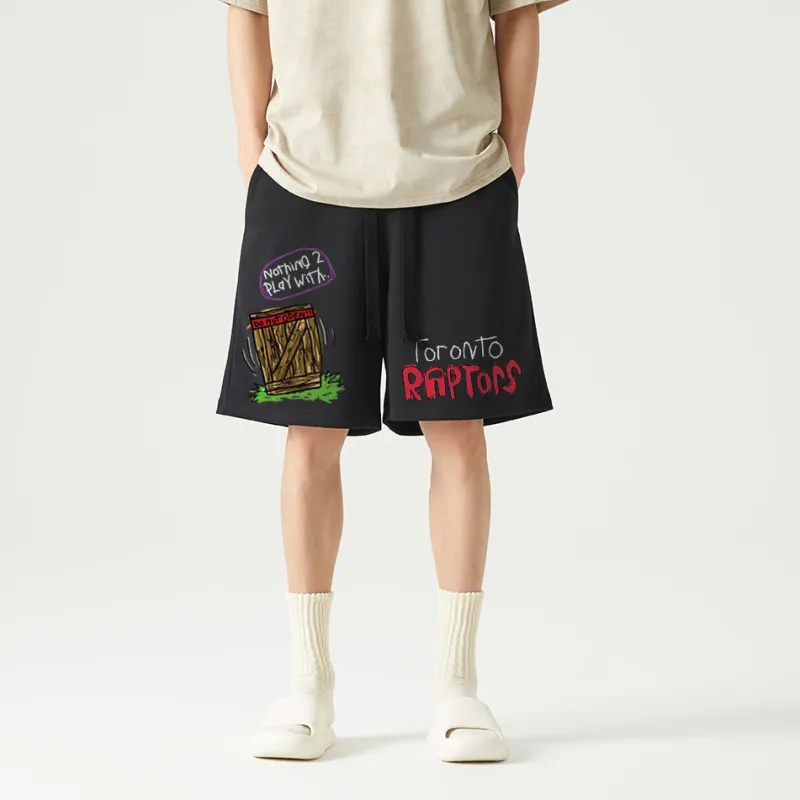 AFTER SCHOOL SPECIAL Casual Shorts Unisex Black-3