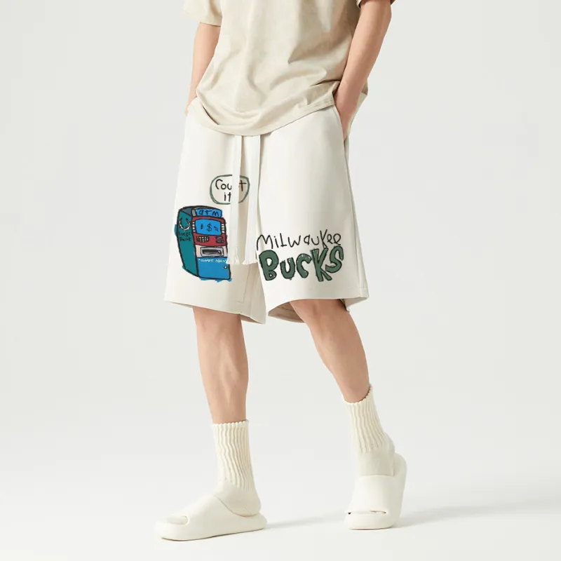 AFTER SCHOOL SPECIAL Casual Shorts Unisex Apricot-4