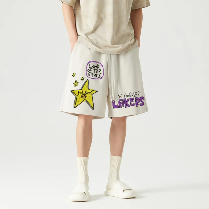 AFTER SCHOOL SPECIAL Casual Shorts Unisex Apricot-3