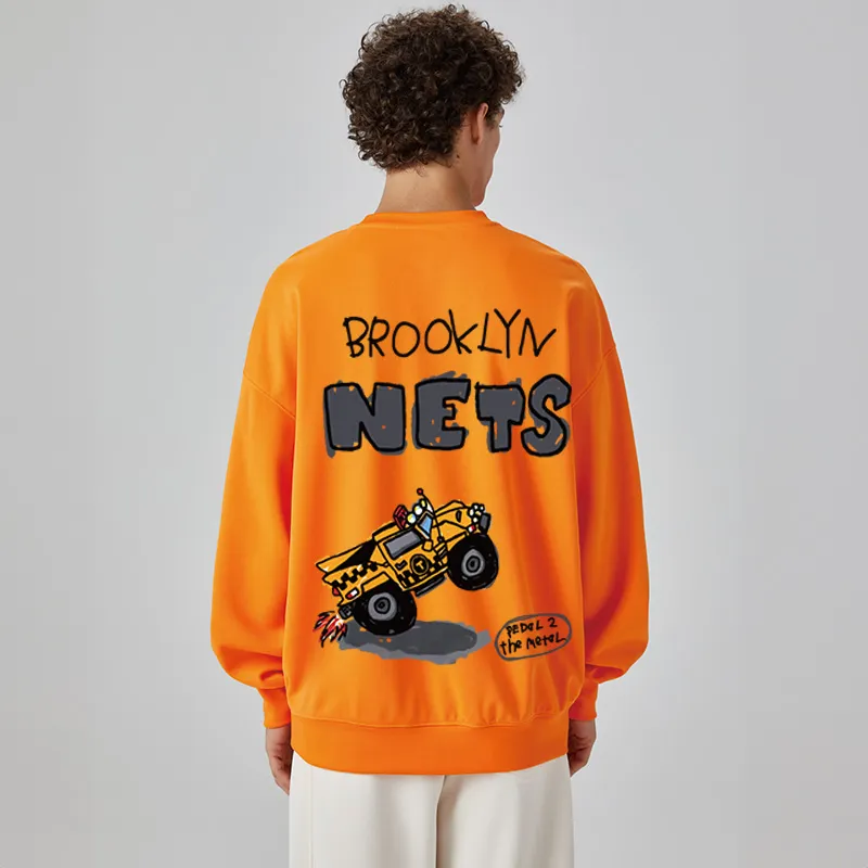 AFTER SCHOOL SPECIAL Sweatshirt Unisex Neon Orange-3