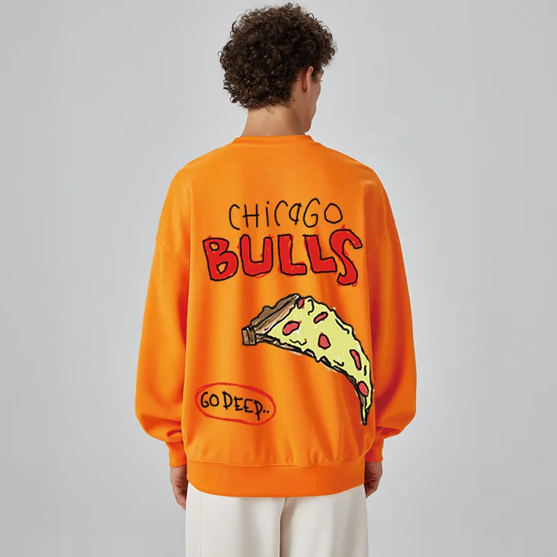 AFTER SCHOOL SPECIAL Sweatshirt Unisex Neon Orange-2