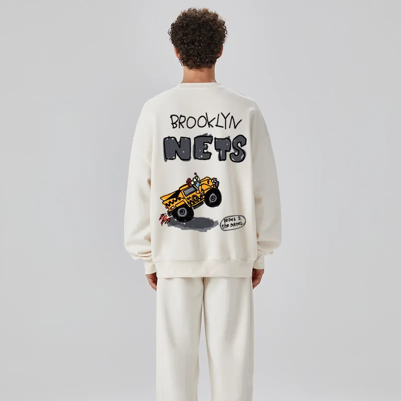 AFTER SCHOOL SPECIAL Sweatshirt Unisex Cream-2