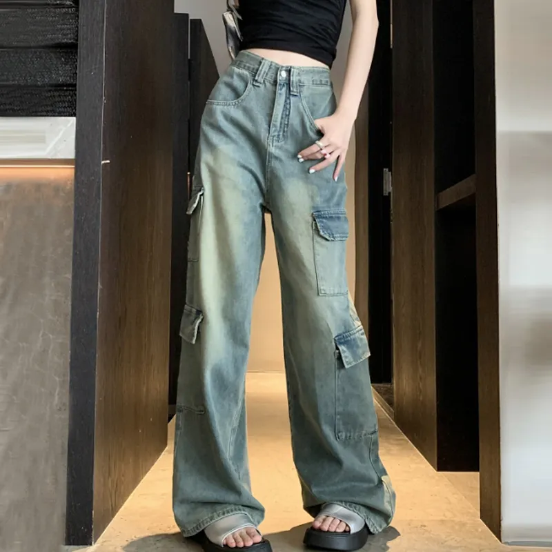 Concubine Zhu Jeans Women's Blue-2