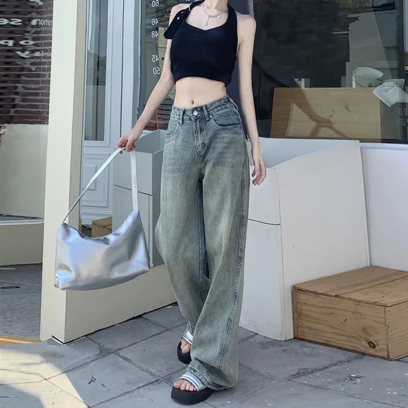 Concubine Zhu Jeans Women's Vintage Blue-2