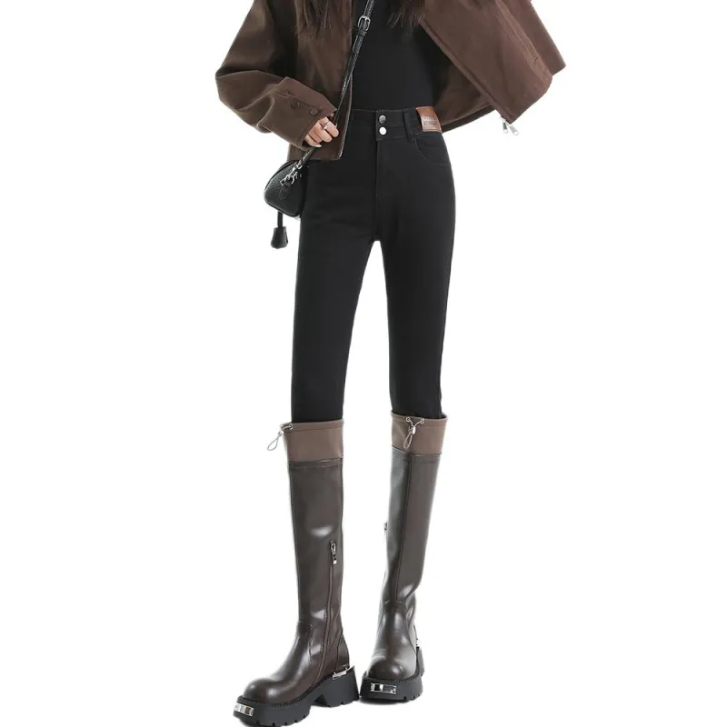 Concubine Zhu Jeans Women's Black-6