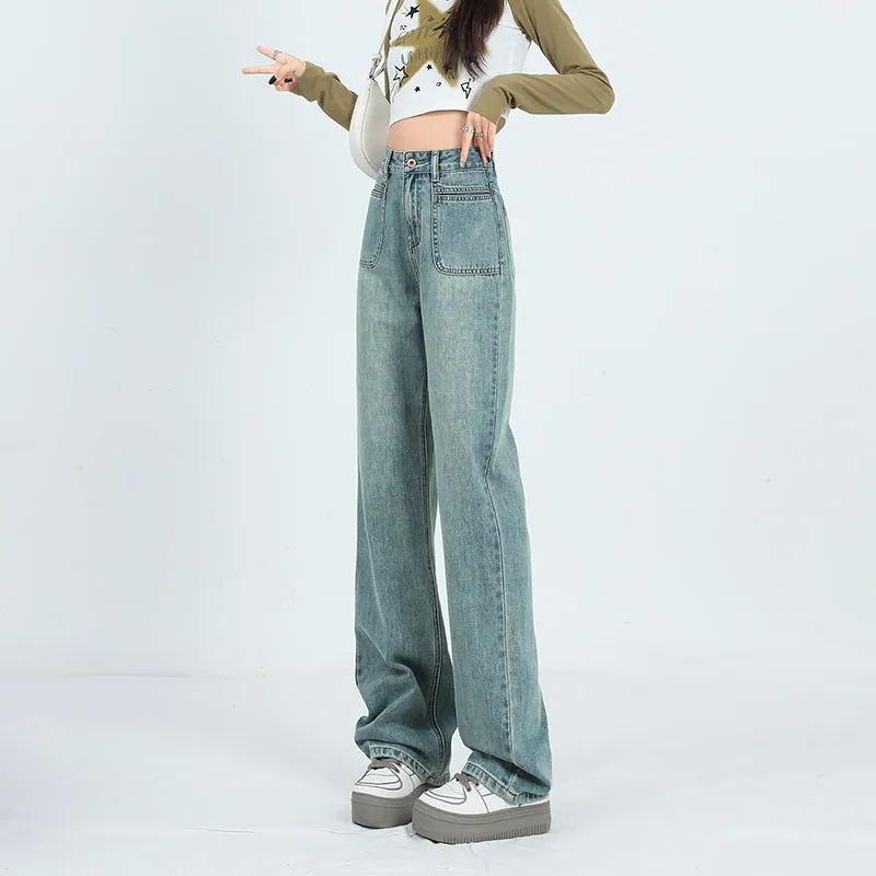 Concubine Zhu Jeans Women's Dark Blue-6