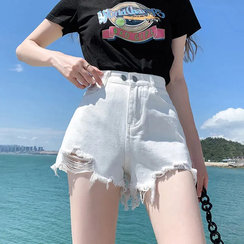 Concubine Zhu Denim Shorts Women's-6