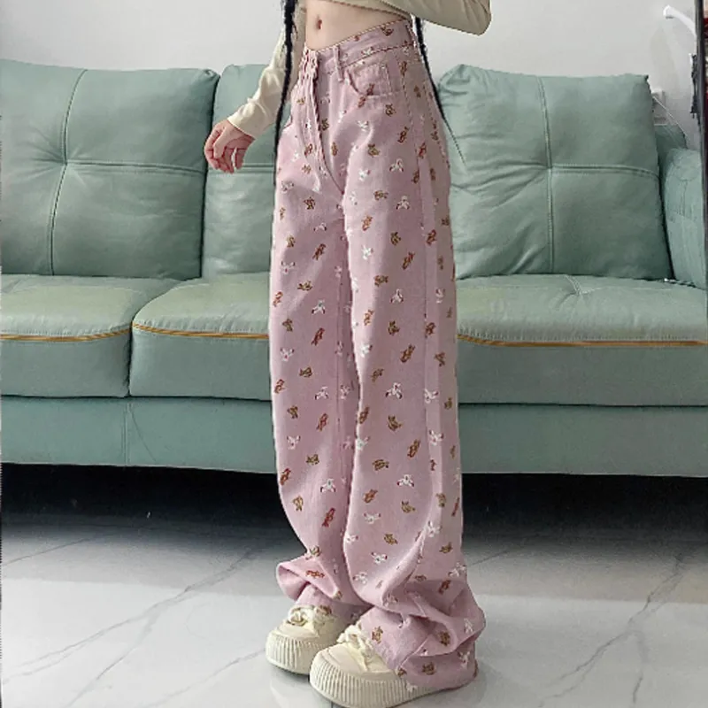 KUNZHUDAXIANG Jeans Women's-3