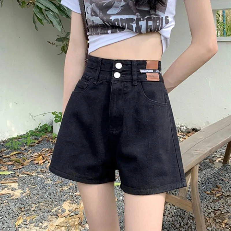 Concubine Zhu Denim Shorts Women's Light Blue-5