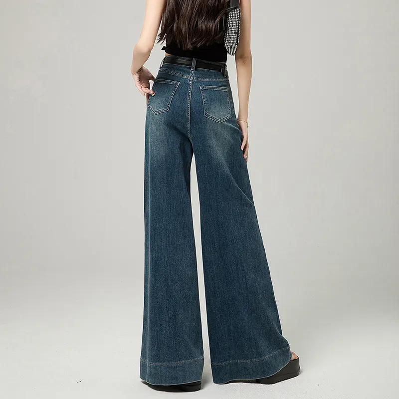 Concubine Zhu Jeans Women's Vintage Blue-4