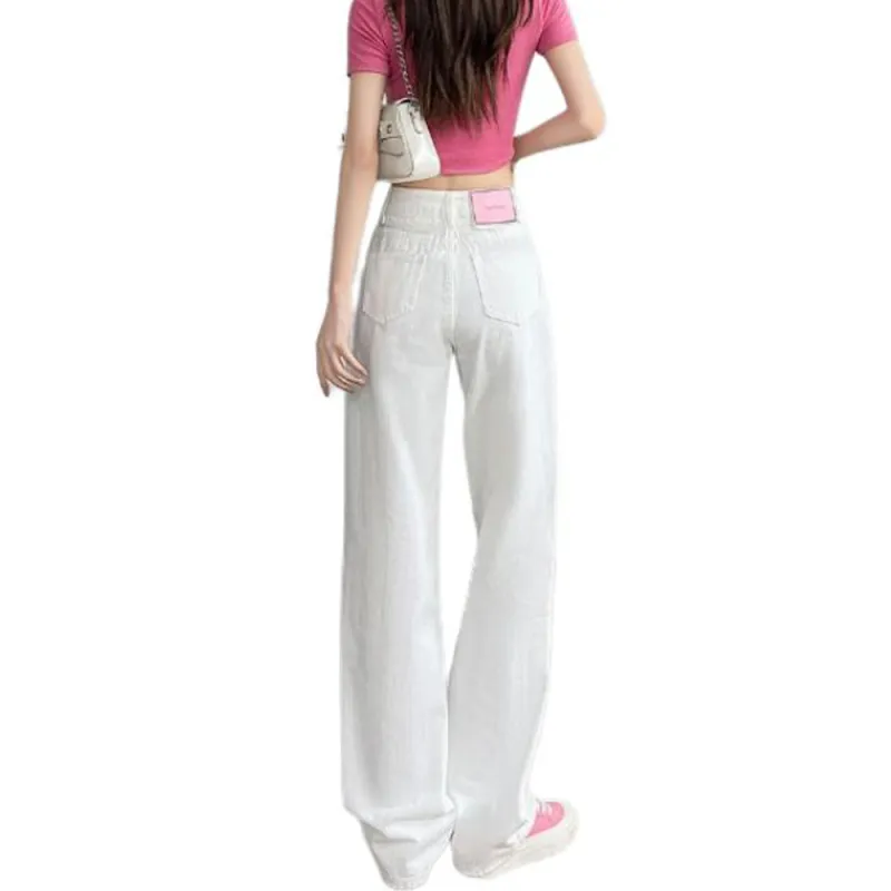 Concubine Zhu Jeans Women's White-3