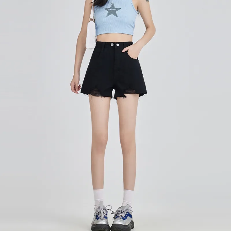 Concubine Zhu Denim Shorts Women's-2