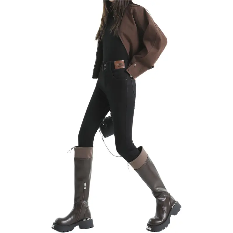 Concubine Zhu Jeans Women's Black-5