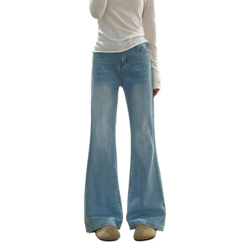 Concubine Zhu Jeans Women's Light Blue-3
