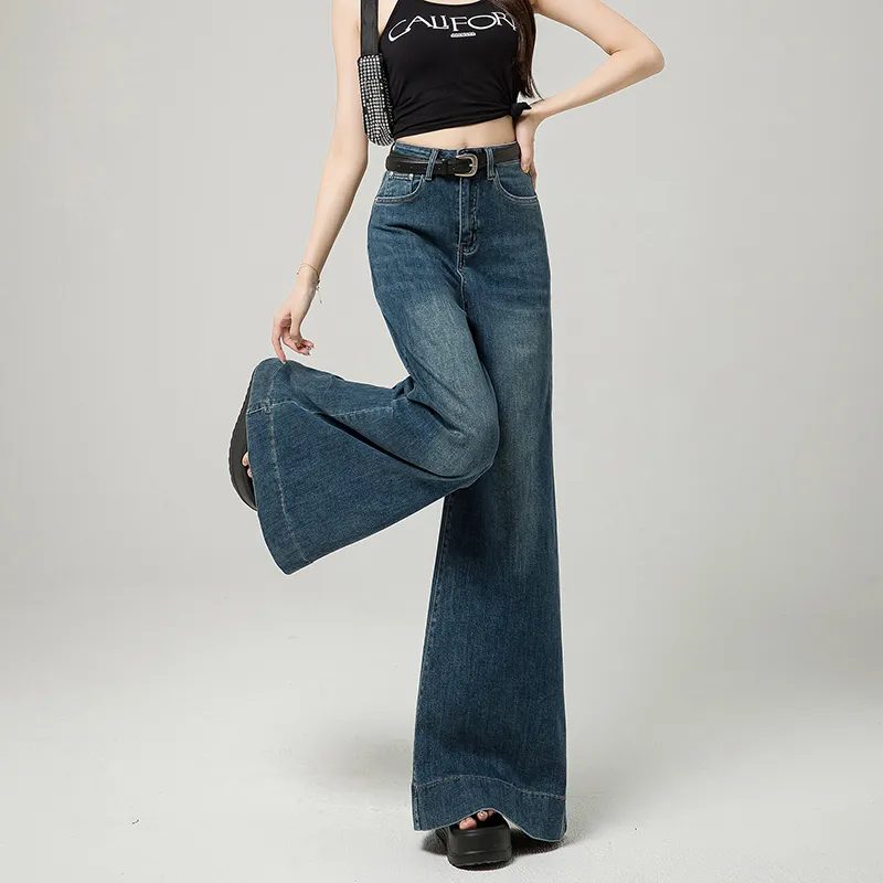 Concubine Zhu Jeans Women's Vintage Blue-3