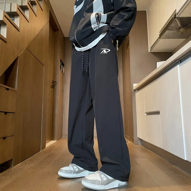 ALang Studio Casual Pants Unisex Black-3