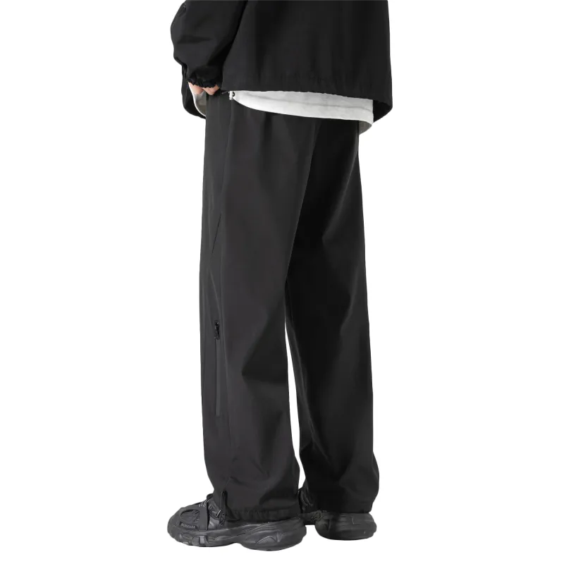 ALang Studio Casual Pants Unisex Black-2