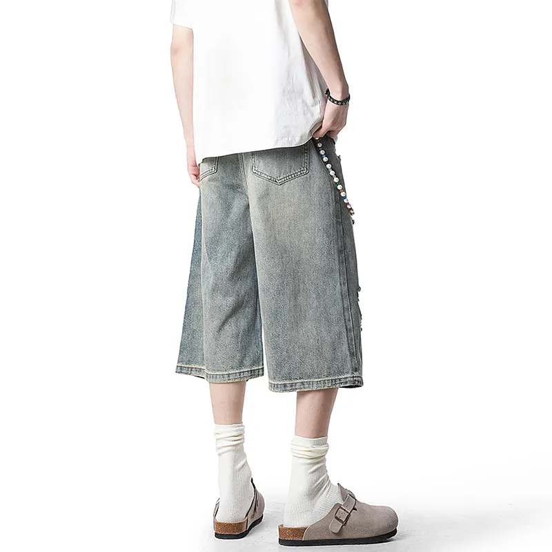 ALang Studio Denim Shorts Unisex-3