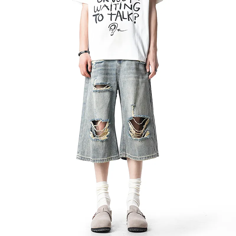 ALang Studio Denim Shorts Unisex-2