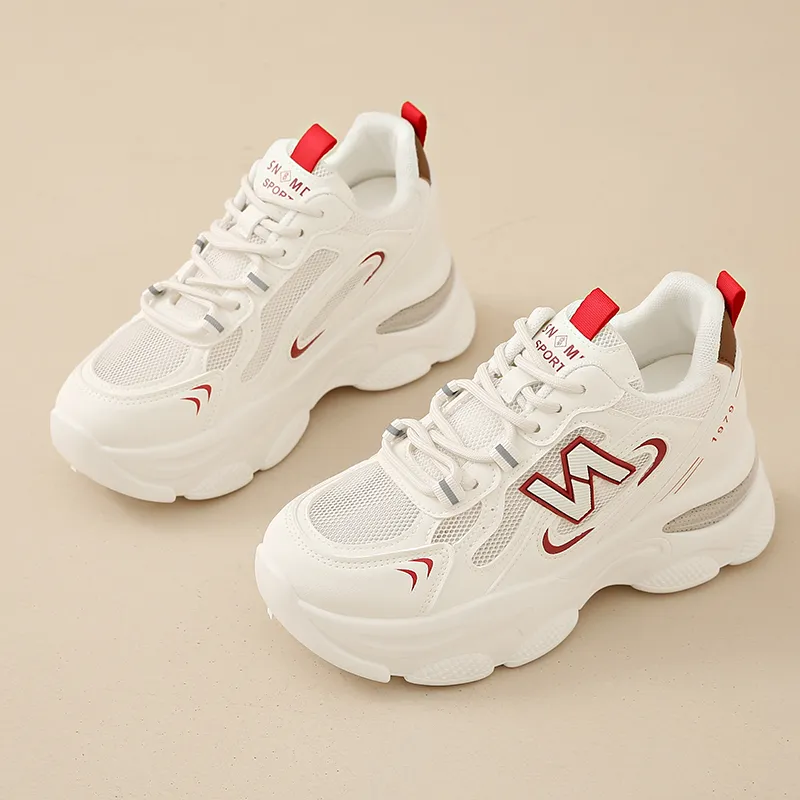 FIRS Kids Breathable And Wear resistant Low Top Chunky Sneakers Women's-3