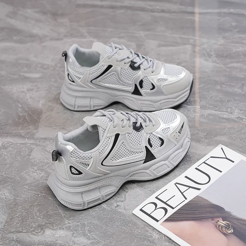 FIRS Kids Abrasion Resistant Breathable Low Top Chunky Sneakers Women's-9