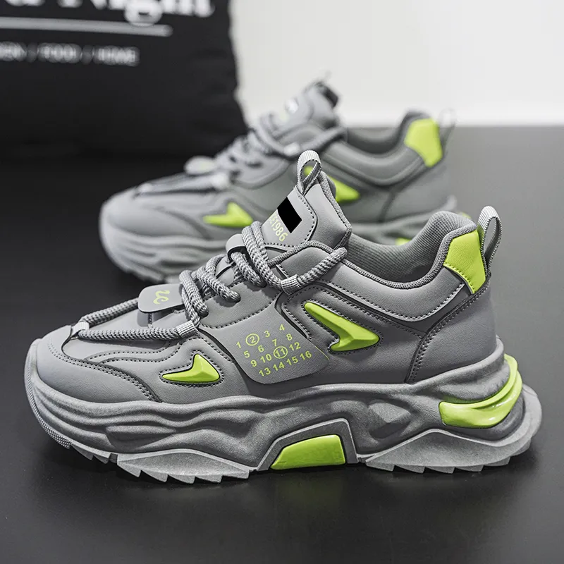 FIRS Kids Abrasion Resistant Waterproof Lightweight Low Top Chunky Sneakers Men's-8
