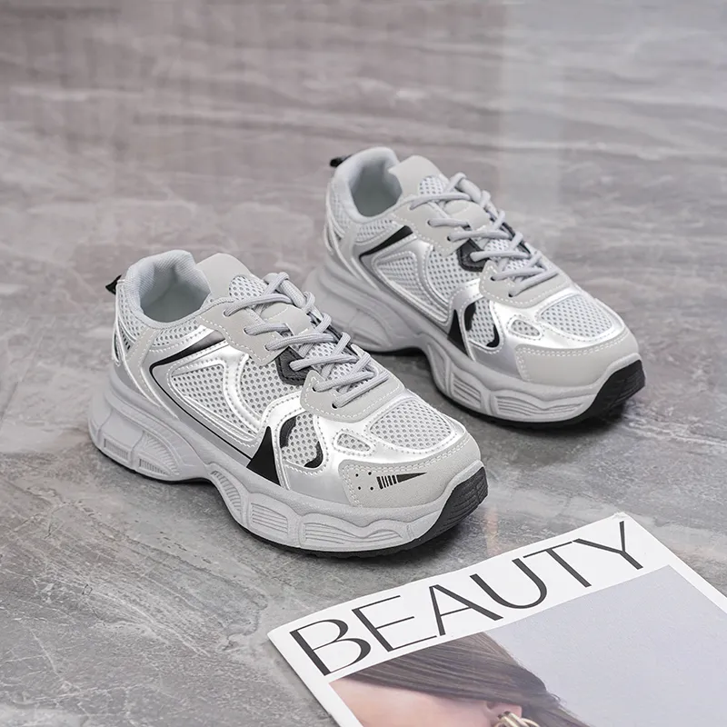 FIRS Kids Abrasion Resistant Breathable Low Top Chunky Sneakers Women's-11