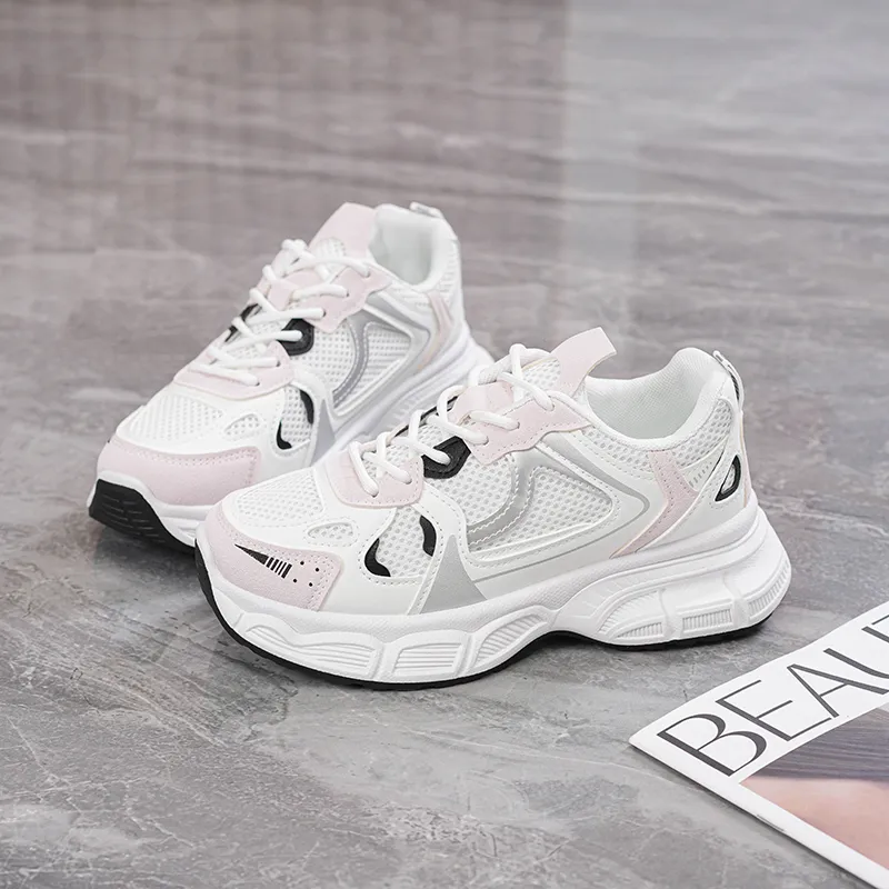FIRS Kids Abrasion Resistant Breathable Low Top Chunky Sneakers Women's-3