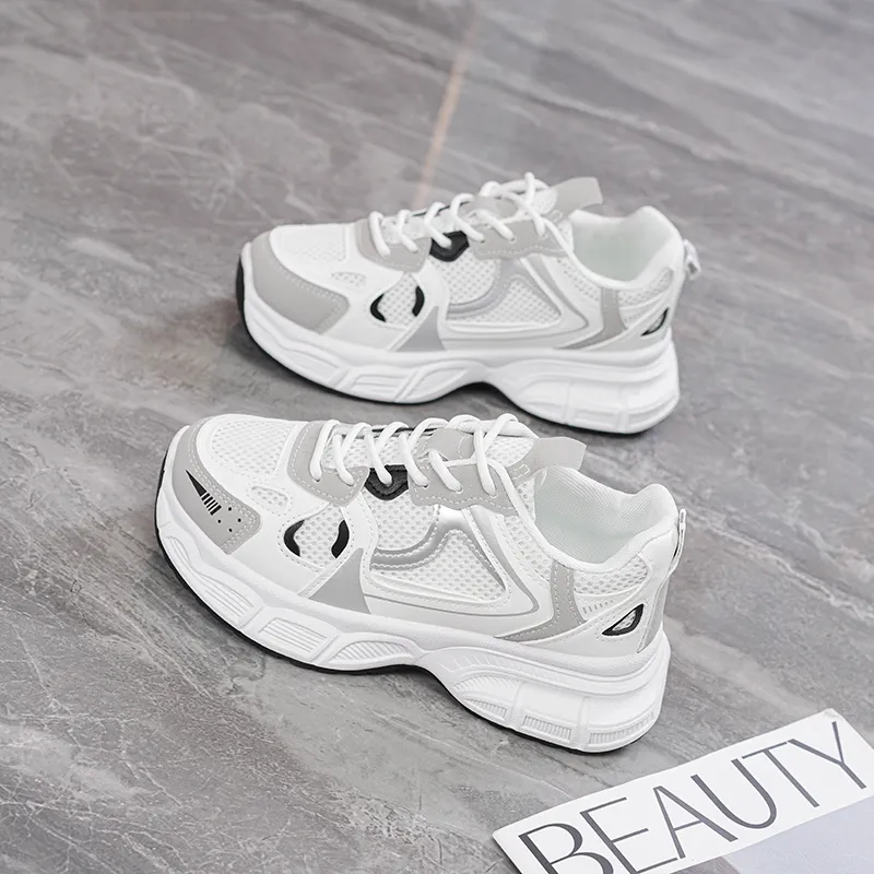 FIRS Kids Abrasion Resistant Breathable Low Top Chunky Sneakers Women's-5