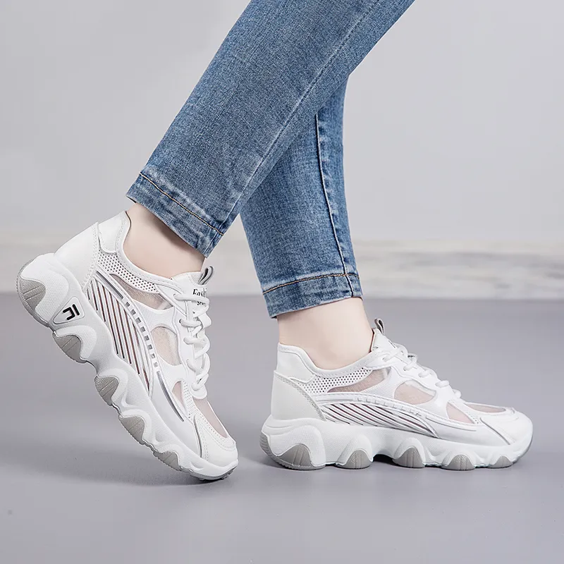 FIRS Kids Low Top Casual Shoes Women's White Gray-2