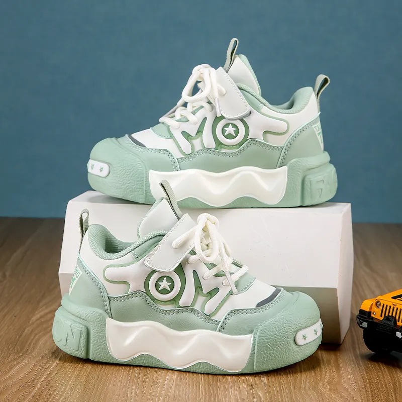 FIRS Kids Anti Slip Wear Resistant Mid Top Kids Lifestyle Shoes Kids'-7