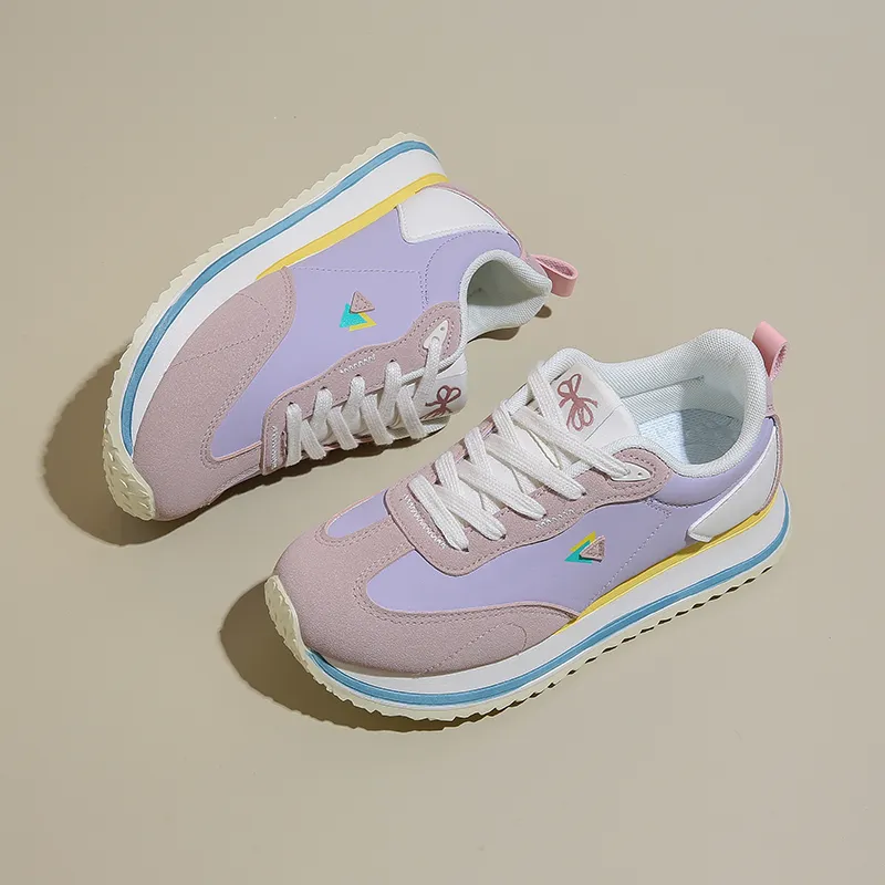 FIRS Kids Abrasion Resistant Waterproof Height Increasing Low Top Casual Shoes Women's-7