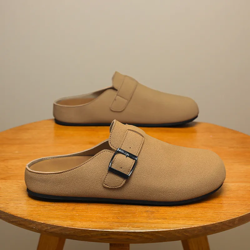 EASTERN CAMEL Closed Toe Slippers Men's-14