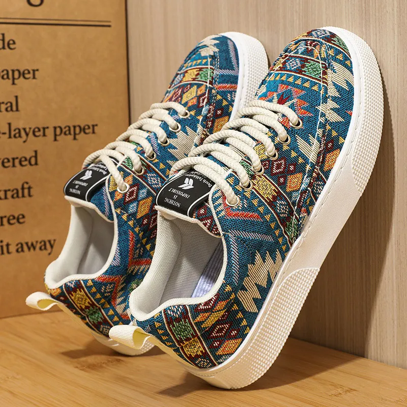 EASTERN CAMEL Slip Resistant And Breathable Low Top Skateboard Shoes Men's-14