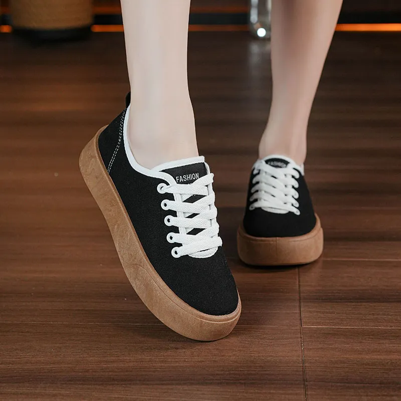 EASTERN CAMEL Breathable Low Top Canvas Shoes Women's-7